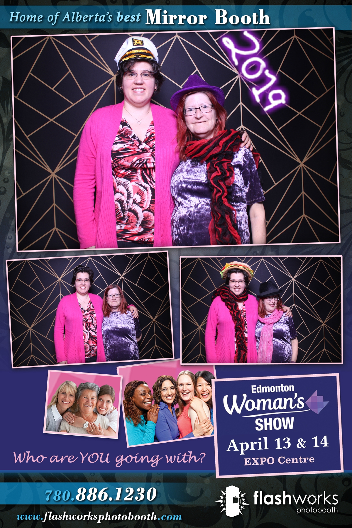 Spring Edmonton Woman's Show 2019 | View more photos from the event at gallery.flashworksphotobooth.com/u/FlashworksPhotoboothInc/Spring-Edmonton-Womans-Show-2019